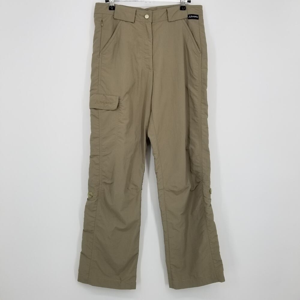 3/$25 Schoffel Cargo Pants US 8 Womens Khaki Tan Outdoor Hiking Convertible‎